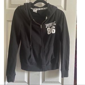 Victoria Secret PINK black hoodie - Small
